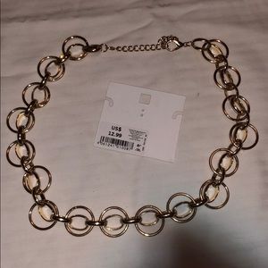 Old navy gold chain necklace